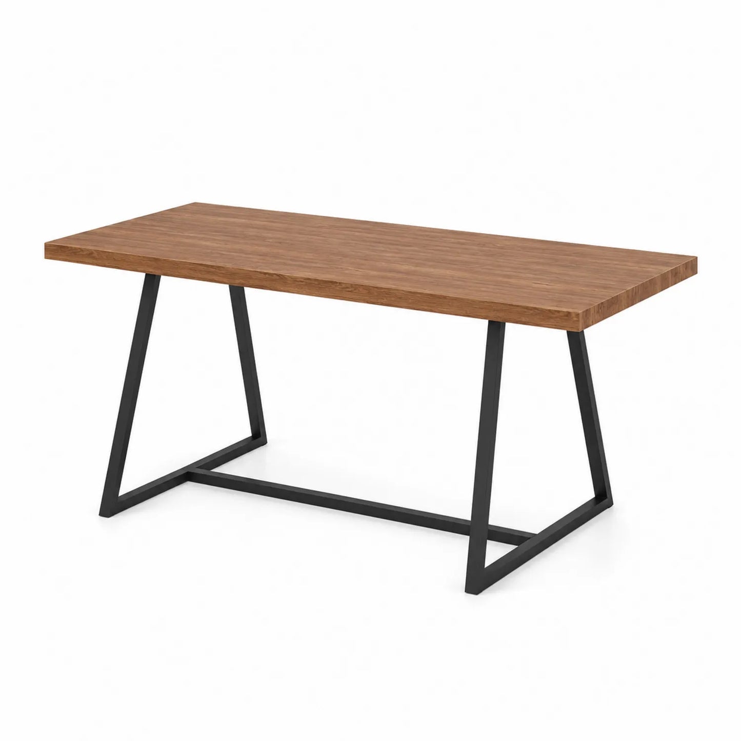 Mesa de comedor de madera y metal 200x90x75 cm