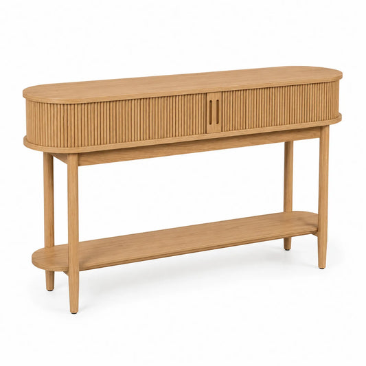 Mesa consola de madera de roble 120cm