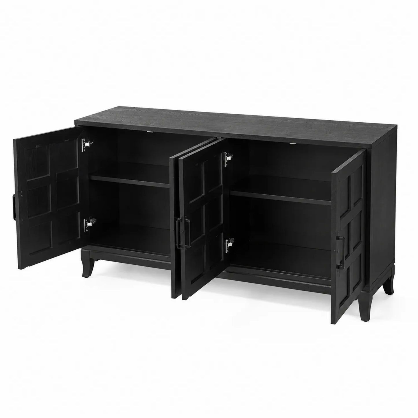 Aparador de Madera Negro 80 cm x 150 cm